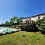Maison en pierre avec piscine