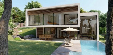 Moderne stijl villa met uitzicht op zee, 2 km naar het strand in Calpe. Nieuw project. Nieuwbouw. Moderne villa in zuidelijke stijl, gelegen in een urbanisatie op 2,1 km van het strand La Fustera en op 2,7 km van het strand La Fossa met promenade, re...