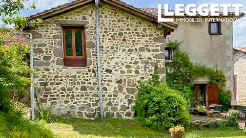 A22980NCC16 - .This very pretty house can be found in a small hamlet just 5 mins from the riverside village of Chabanais. Chabanais offers everything you need from a Bakers to a Dr's. This property is ideal if you want a project ! The house needs fin...