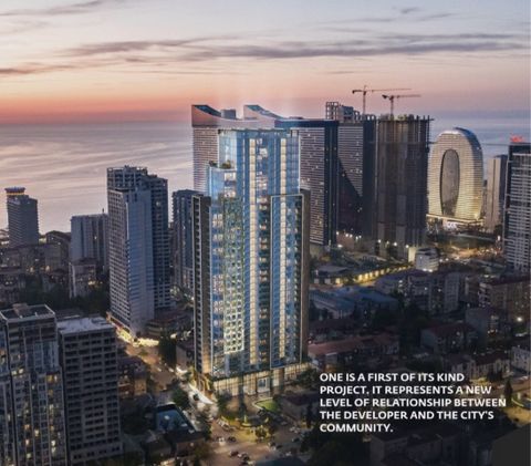 NEW RESIDENTIAL SKYSCRAPER IN THE CENTER OF BATUMI PRICE from 36 334 37 floors right in the heart of the city Progressive design panoramic glazing The most sought after location for living and investing The gentle sea just 500 meters from your home P...