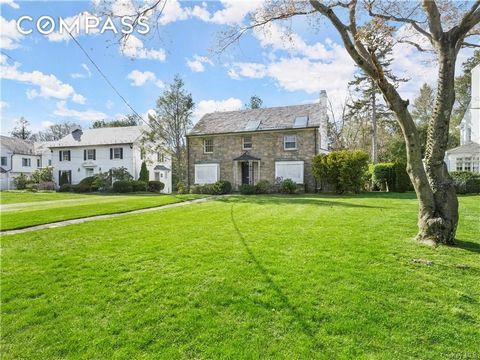 Stunning, field stone fronted Center Hall Colonial, designed & built by renowned local builder Peter Rhynas in the Fleetwood Estate Area steps from the Bronxville Field Club, Huntswood Park and Bronxville Village center and train. The home has many b...