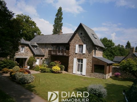 Cabinet DIARD offers you in the most opulent area of FOUGERES an exceptional residence, in cut stone, this property of 230 m2 is nestled in a green setting, on an enclosed plot of 1000 m2, in the heart of a privileged environment. With a chic country...