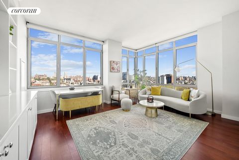 Welcome to your slice of urban paradise located in the heart of Harlem at 1485 Fifth Avenue. Residence 15A, a stunning condominium situated in a top-tier high-rise, offers wide open, inspirational views from every window in the residence. Brimming wi...