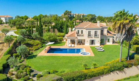 Individual T5 villa located in Monte Rei Golf & Country Club, surrounded by nature and stunning landscapes, the villa offers a luxurious and relaxed lifestyle. With a BBQ area and heated outdoor pool and jacuzzi, you can enjoy sunny summer days overl...