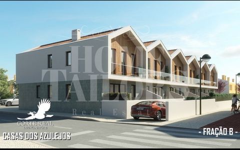 Fraction B Townhouse typology T4, integrated in a condominium of 6 fractions, in the initial phase of construction, with completion scheduled for the end of 2025, located in Corte-Real Living Nature, in Sarilhos Pequenos, Moita. The residential area ...