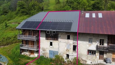 Entdecken Sie diese neue Gelegenheit mit großem Renovierungspotenzial an der Spitze eines Weilers im Ferienort Aillon Margeriaz 1000. Diese Doppelhaushälfte bietet 3 Etagen von 100m² + Dachboden, der komplett renoviert werden muss. Das Dach wurde ern...