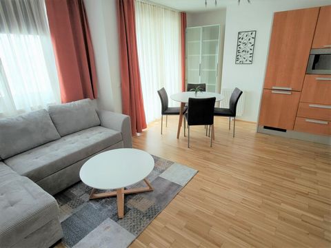 The sunny apartment is located in Vienna, near Vienna International Centre, and also not far away from the city centre, directly accessible in cca. 15 min by metro 1, which is located near the apartment. The one-bedroom apartment features a living ro...