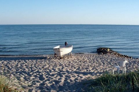 Gemütliches und ganzjährig nutzbares, weil gut isoliertes Ferienhaus in ruhiger, kinderfreundlicher Umgebung, nur etwa 80 m von einem attraktiven Strandufer entfernt. Vom gut bewachsenen Naturgrundstück aus haben Sie einen kleinen Ausblick zur Küste....