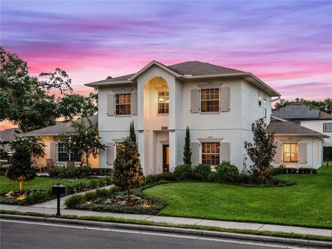 Nestled in the exclusive gated community of Porter Place located in a highly desirable downtown Orlando neighborhood, experience gracious living in this spacious Five Bedroom Four Bathroom home. Recently updated with a sophisticated timeless design, ...