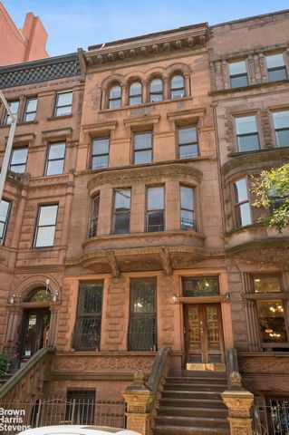 This Mount Morris Park Historic District gem built in 1909 is loaded with preserved original details including nine fireplaces, 3 clawfoot tubs, wood floors, crown molding, ceiling medallions, wainscoting and beautifully detailed banisters and stairw...