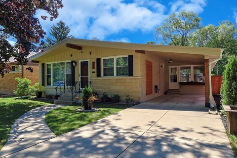 Don't miss this beautifully updated and tastefully decorated ranch with mid-century modern vibes! The main level of the home has many great architectural features including skylights and vaulted ceilings, allowing for great natural light throughout t...