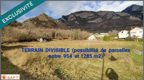 Terrain de 2579 m² - DIVISIBLE -