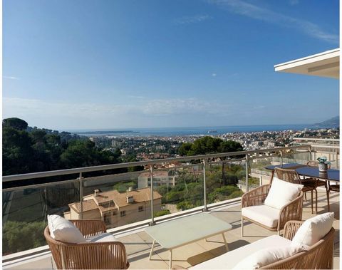 Cannes Appartement 4 5 piÃ¨ces en dernier Ã©tage avec vue mer a vendre