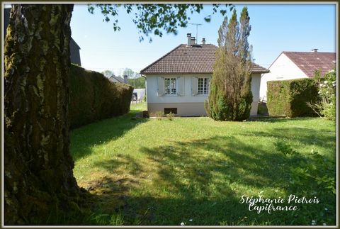 Maison sur sous-sol avec jardin clos 3 chambres, balcon et cheminée