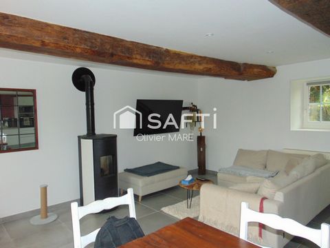 Maison en pierre 143m², 4 chambres, terrain 1424 m², Condé en Normandie