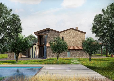 This exclusive renovation project involves the recovery of an ancient and suggestive farmhouse and its annex, thus creating a place of easy access but with great privacy, in which to enjoy the utmost peace and tranquility, in a rural setting with aut...