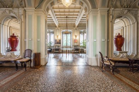 Surrounded by an enchanting natural setting, we offer a splendid historic residence on the Biella hills. Built in the 1880s in Art Nouveau style, it was then restored in the 1920s by the architect Chevalley. Today it still maintains many of the origi...