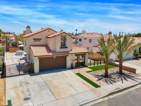 Nestled in the vibrant Shields Development of Central Indio, this exquisitely remodeled property presents an unparalleled short-term rental opportunity that perfectly blends luxury with functionality for a single family or investor alike.The home sho...