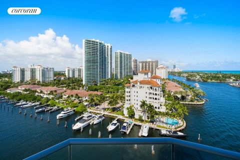 Nestled within the privacy of Aventura, Turnberry Isle North is a luxurious condominium located on the Intracoastal Waterway. Renovated to modern taste, this spacious corner two bed residence affords beautiful views of the sunsets, Atlantic Ocean, Tu...