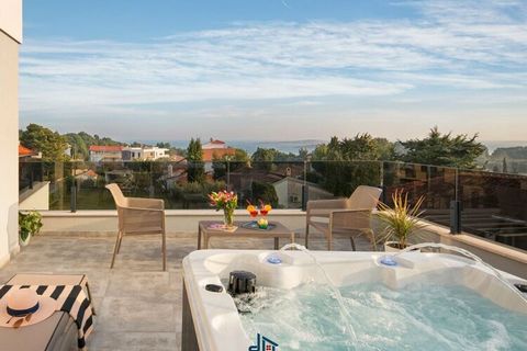 Zeezicht, dichtbij het strand, balkon met zeezicht, 1.000 m² tuin, hydromassage 40 m² zwembad, sauna, 4 slaapkamers, 4 privé badkamers, BBQ grill, privé parkeerplaats