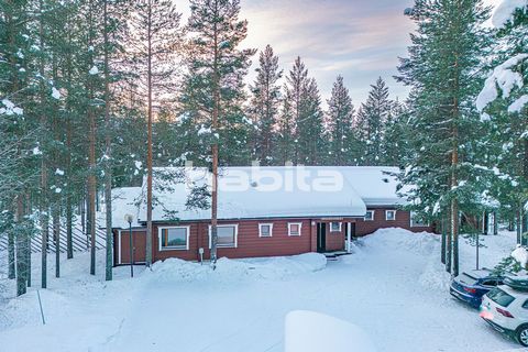 This atmospheric log-built semi-detached apartment is located in a quiet location in Rakkavaara, Levi, right next to the skiing track, close to the Ski-bus connection. The apartment is spacious, accommodating up to 10 vacationers at a time. There is ...