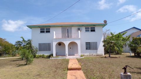 Large two-story home with three bedrooms, two and a half baths located in Deadman's Cay. There is also an efficiency with one bedroom and one bath great for guests. Centrally located near Deadman's Cay Airport, grocery stores, gas station, restaurant...