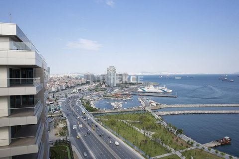 Immobilier élégant dans un projet de marque à Bakırköy Istanbul L'immobilier est situé du côté européen d'Istanbul Bakırköy. C'est l'un des districts les plus développés de la région, situé sur le littoral. Bakırköy est riche en équipements sociaux e...