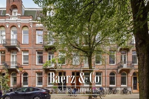 Palestrinastraat 16-2, 1071 LE Amsterdam A very bright, freehold two-floor upstairs apartment (approx. 152 m2) with high ceilings and windows and four bedrooms, located in a fabulous part of Amsterdam Oud-Zuid. This attractive apartment’s original fe...