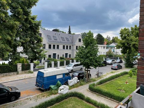 This property, which is being offered for first occupancy after complete renovation, is a new, approx. 50 sqm upscale apartment on the first floor of an apartment building in an idyllic area of ​​Berlin-Schmargendorf. The furnished property has two l...