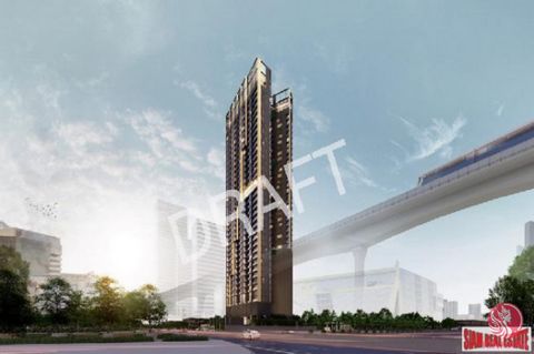 The Crest Park Residences Luxury new high-rise condo at Lat Phrao Intersection opposite Central Plaza Ladprao, next to Union Mall. The condo is being built on 3,190.8 nearly 2 Rai of land and will be a 36 storey high-rise with 420 units and parking f...