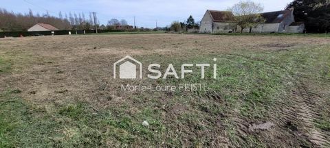 Terrain constructible de 1 452 m² à 10 mn de Manthelan. Produit très rare, avec possibilité de doubler cette surface."