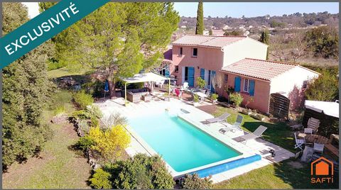 Villa de 167m² sur 2341m² de terrain avec piscine et grand garage