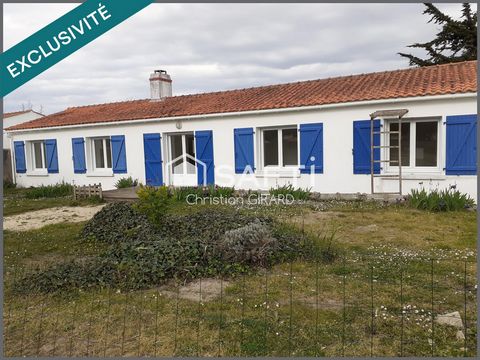 A la Guérinière, maison de plain-pied de 107 m2 de surface habitable, non loin des plages et des commerces...