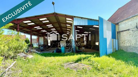 Hangar Baudoux 500m² + terrain a bâtir de 2100 m²