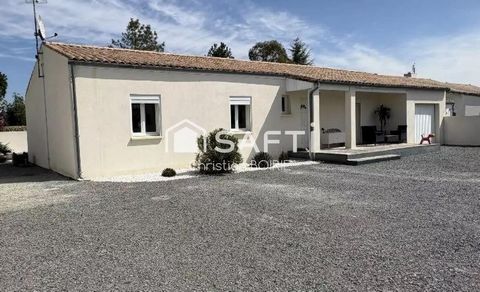 SAINT SULPICE DE ROYAN 17200. Agréable maison de plain pied de 110 m² habitable sur un terrain clos de 600 m²