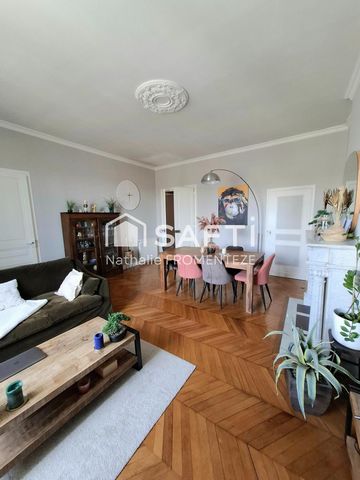 Appartement avec cachet style haussmannien