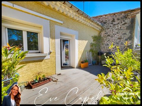 Maison à vendre 4 pièces MARSEILLAN (34), Maison de Ville, fort Potentiel Avec Veranda + Terrasse Tropezienne
