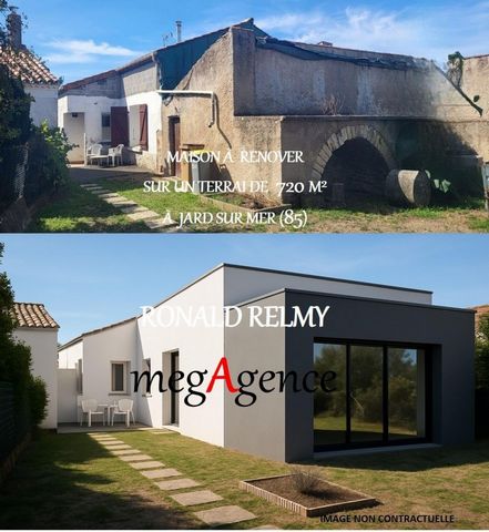 Maison à rénover ou terrain à bâtir Jard-sur-Mer