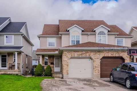 Opportunity knocks! Welcome to this inviting 3-bedroom, 2-bathroom semi-detached home situated in Guelph's East End. This cozy and family friendly property gives you everything you need! Laminate flooring throughout the main allows for easy maintenan...