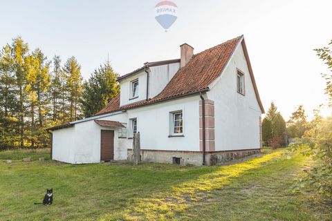 The office fee is covered by the seller Land property with an area of 2872 m2, developed with a residential house with a usable area of approx. 150 m2. The house is equipped with central heating (coal and wood boiler), a new stove with a feeder for e...