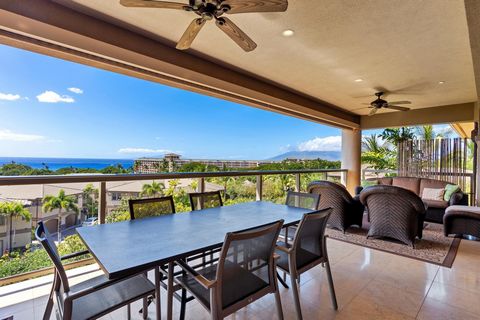 Experience the enchantment of resort living in this exquisite townhome at Ho'olei, villa 69-3. Iconic properties such as this one rarely become available. Nestled in the most highly sought-after hotel-zoned community in Wailea, this 3 bedroom 3.5 bat...