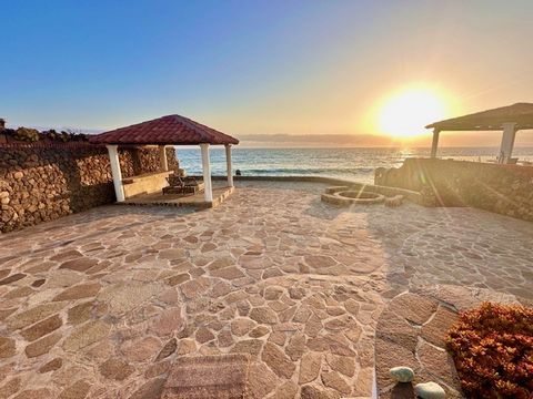 Single story home with Mexican charm right on the Ocean. Measures over 2,000 square feet of construction on a 5,121 square foot lot PLUS 3,259 square feet of federal zone concession, a total lot size of 8,380 square feet of Ocean front land. Features...