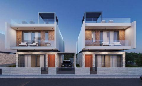 Three Bedroom Detached Villa For Sale In Geroskipou, Paphos - Title Deeds (New Build Process) We are excited to introduce this new exquisite development – a collection of 12 three-bedroom luxury villas, located just 1km from the sea front in the tour...