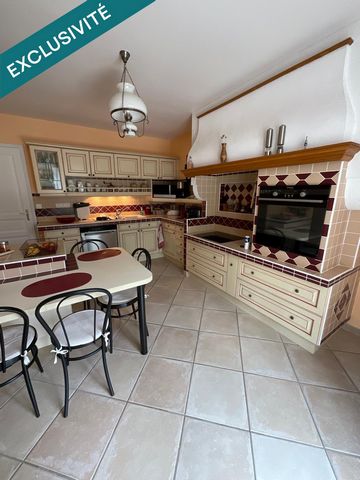 Maison 5 chambres, jardin, garage.