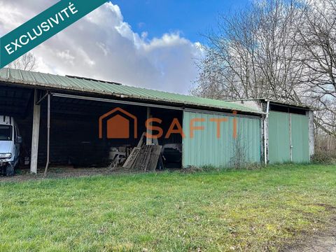 Exclusivité – Terrain constructible de 2356m² avec hangar agricole