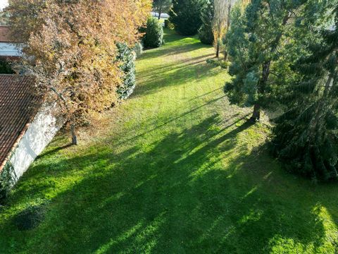 Terrain constructible plat, arboré et clôturé