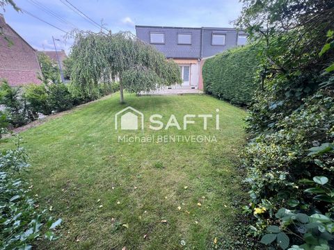 Maison semi individuelle 3 chambres garage jardin