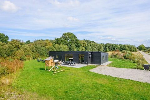 En Fjellerup Strand encontrará esta gran casa de campo para 16 personas con jacuzzi interior y sauna, así como un baño al aire libre al aire libre. En la casa también hay una sala de actividades que contiene tenis de mesa, billar y dardos para muchas...