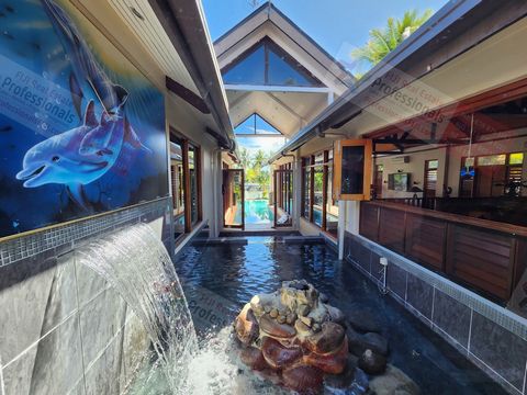 * Fabulous designer home in the super exclusive and highly sought after, Marina Point precinct of Fiji’s world-class Denarau Island * OFFERED WELL BELOW RECENT PROPERTY VALUATION – stellar and very unique single story luxury waterfront residence * AT...
