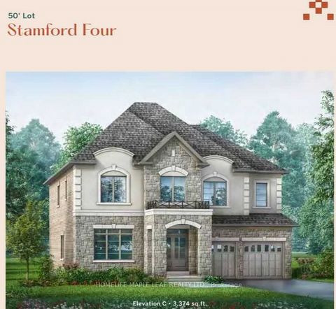 Welcome to a Beautiful Brand New Home Located in Stayner with Nine Foot ceiling bright main floor. This Stunning Residence features 3374 Sq.ft Laminate throughout the house. Each bedroom with excess to bathroom, stone counter tops, featuring gas fire...